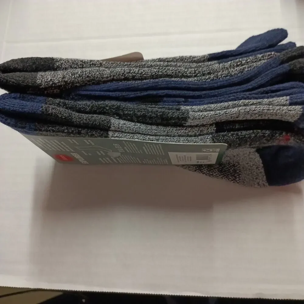Hanes 3 Pairs of Explorer Job Sites Cushioned‎ Crew Socks size 6-12 NEW
